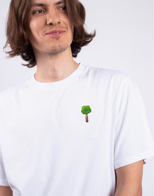 Tričko Forét Cedar T-Shirt WHITE