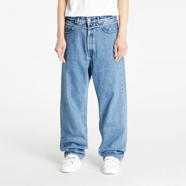Džíny Ambush Waist Detail Denim Pants Light Blue/ No Color 32