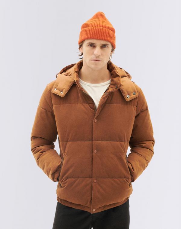 Thinking MU Brown Microcorduroy Emmet Jacket BROWN XL