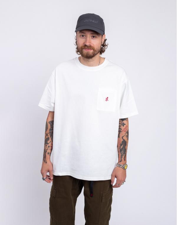 Tričko Gramicci One Point Tee WHITE