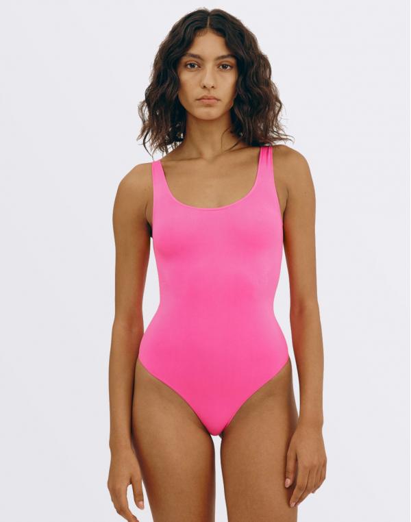 Organic Basics Smooth Bodysuit Pink S