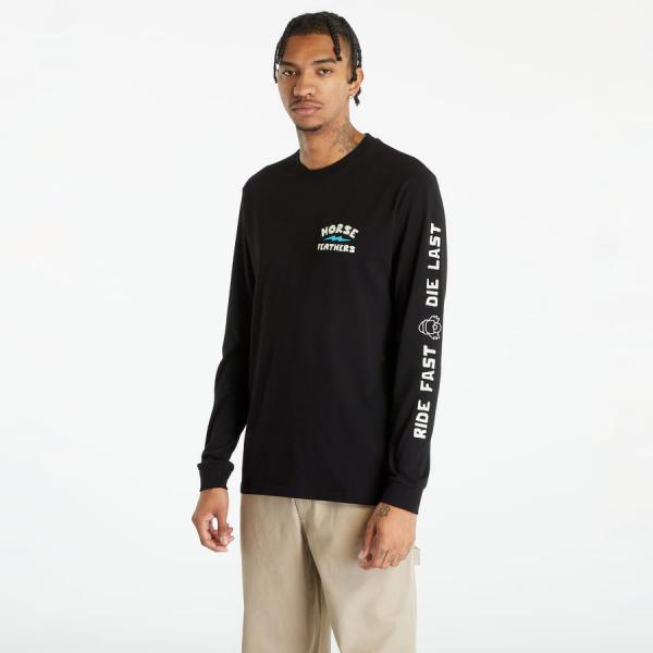 Horsefeathers Ignite Long Sleeve T-Shirt Black
