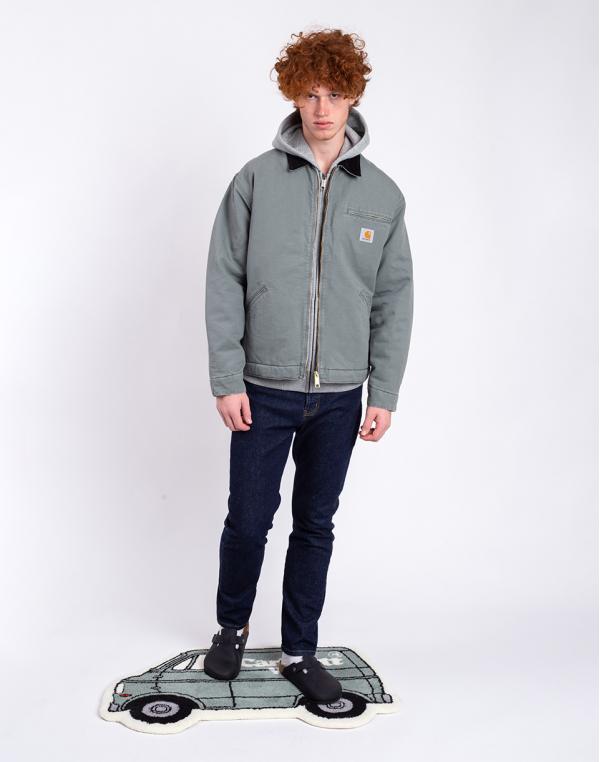 Carhartt WIP OG Detroit Jacket Smoke Green/ Black aged S
