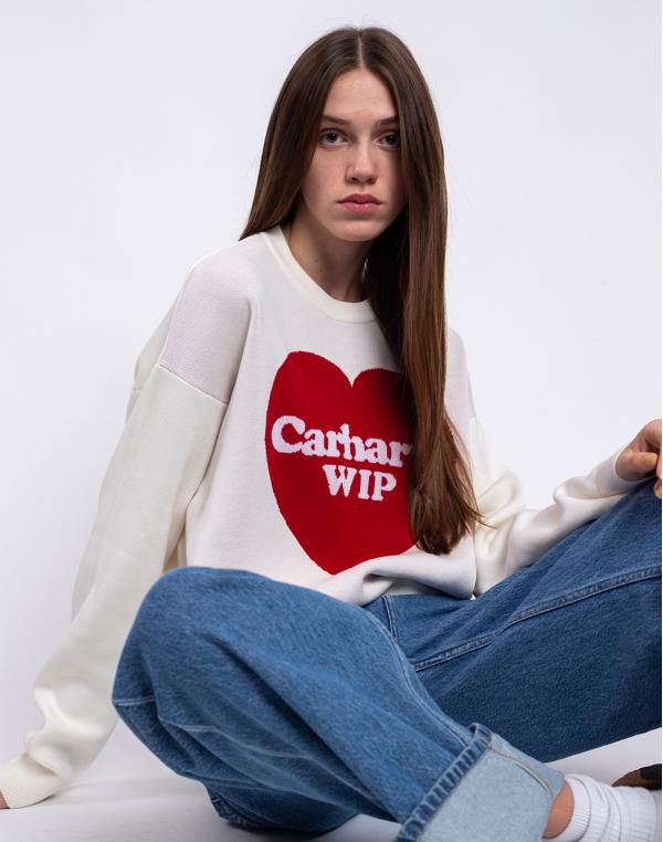 Carhartt WIP W' Heart Sweater Wax L