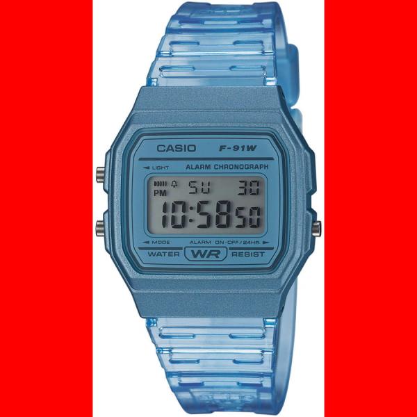Hodinky Casio F 91WS-2EF modré