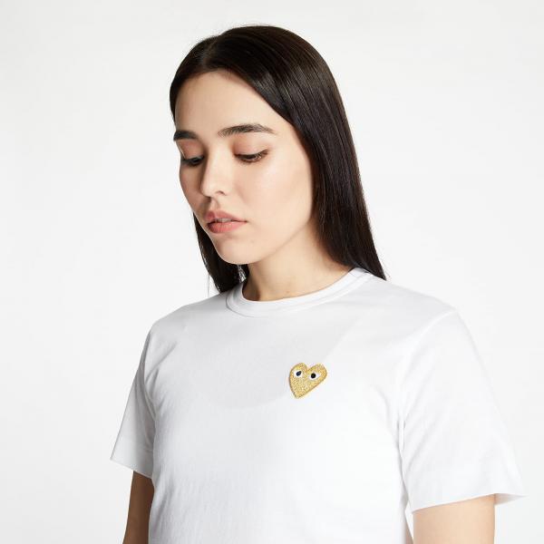 Tričko Comme des Garçons Play T-shirt White L