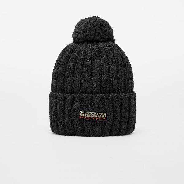 Čepice Napapijri Fea 2 Beanie Dark Grey Melange Universal