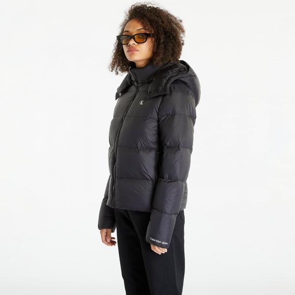 Calvin Klein Jeans Mw Down Archetype Short Puffer Jacket Black