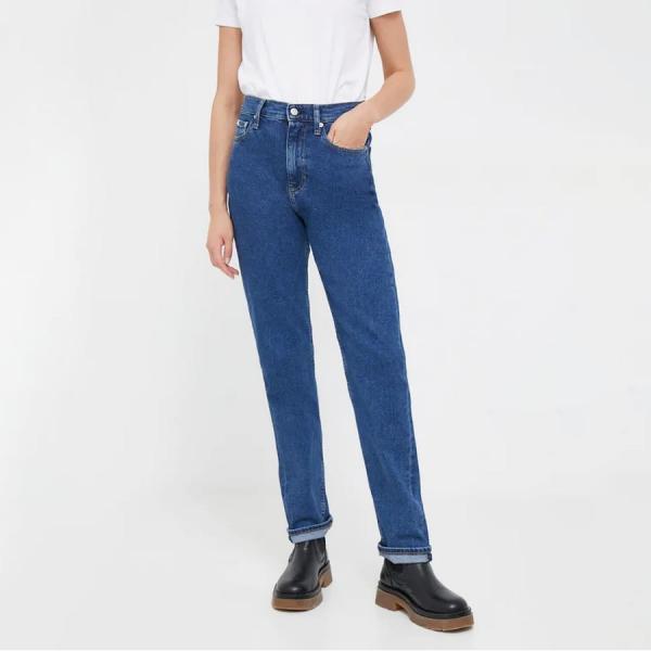 Kalhoty CALVIN KLEIN JEANS Authentic Slim Straight Blue W26/L30