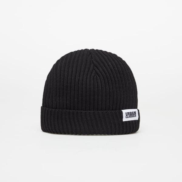 Čepice Urban Classics Recycled Yarn Fisherman Beanie Black Universal