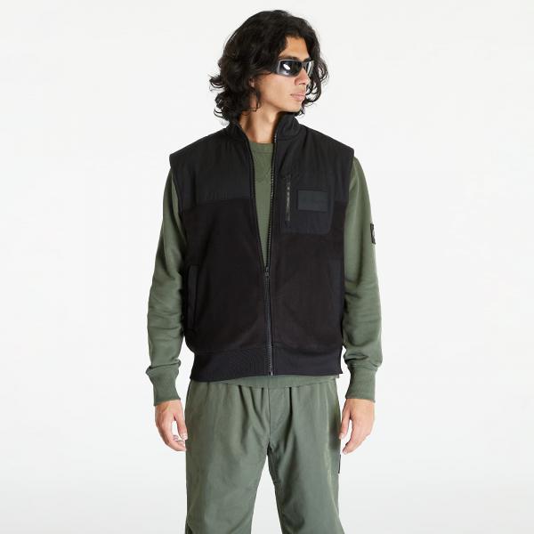 Vesta Calvin Klein Jeans Polar Fleece Outdoor Vest Black S