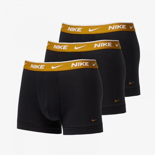 Boxerky Nike Dri-FIT Everyday Cotton Stretch Trunk 3-Pack Black S