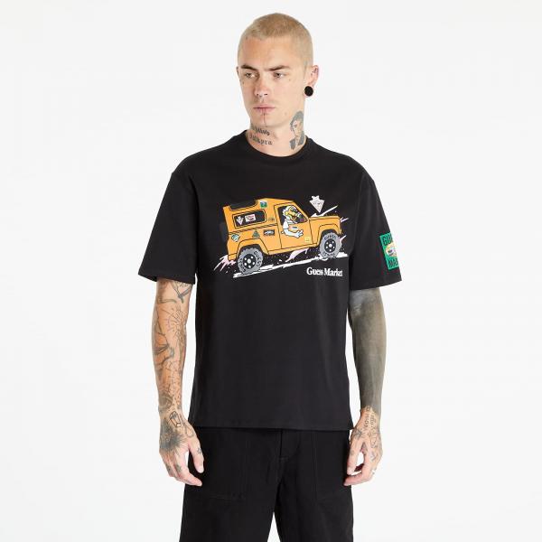 Tričko GUESS x Market Rover Tee Jet Black A996 XL