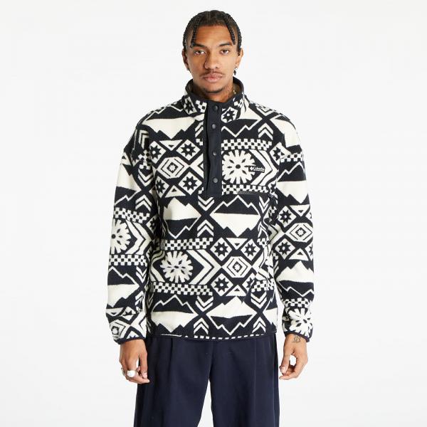 Columbia Helvetia™ Half Snap Fleece Hoodie Black Checkered