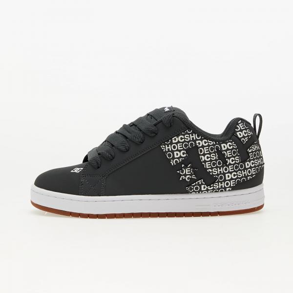 DC Court Graffik Dark Grey/ White