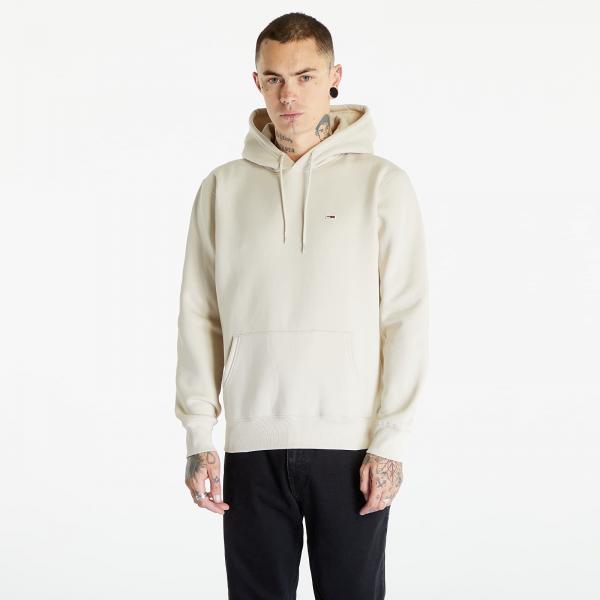 Mikina Tommy Jeans Regular Fleece Hoodie Beige XXL