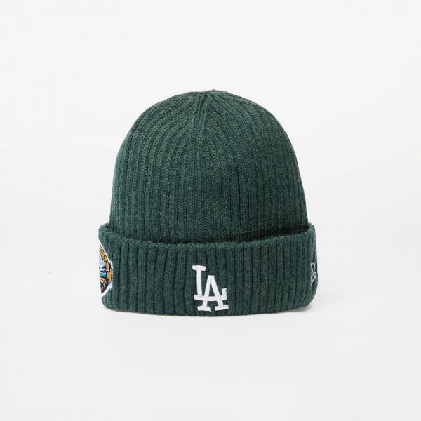 Čepice New Era MLB New Traditions Beanie Los Angeles Dodgers Dark Green/ White Universal