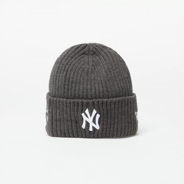 Čepice New Era MLB New Traditions Beanie New York Yankees Graphite/ Dark Graphite/ White Universal