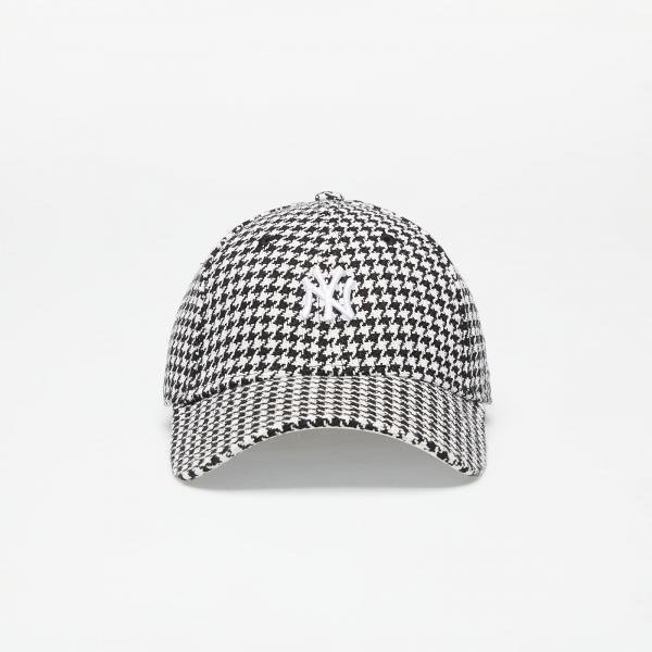 New Era New York Yankees Womens Houndstooth 9FORTY Adjustable Cap Black/ Off White