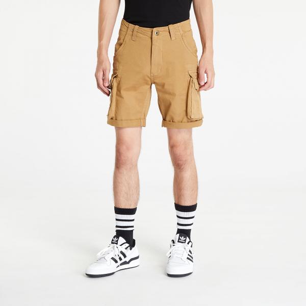 Šortky Alpha Industries Crew Short Khaki S/M