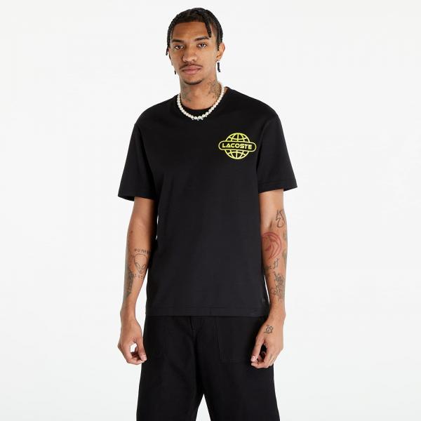 Tričko LACOSTE Men's T-shirt Black XL