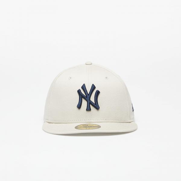 Kšiltovka New Era New York Yankees League Essential 59FIFTY Fitted Cap Stone/ Navy 7 5/8