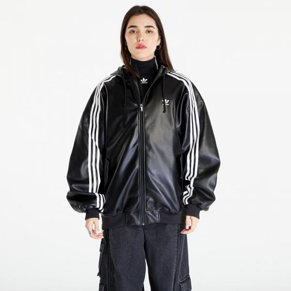 adidas Originals Faux Leather Jacket Black