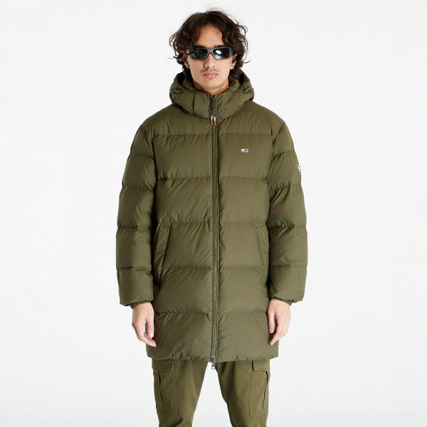 Bunda Tommy Jeans Essential Down Puffer Jacket Grab Olive Green M