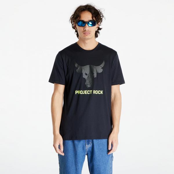 Tričko Under Armour Project Rock Brahma Bull Short Sleeve Tee Black/ Pitch Gray S