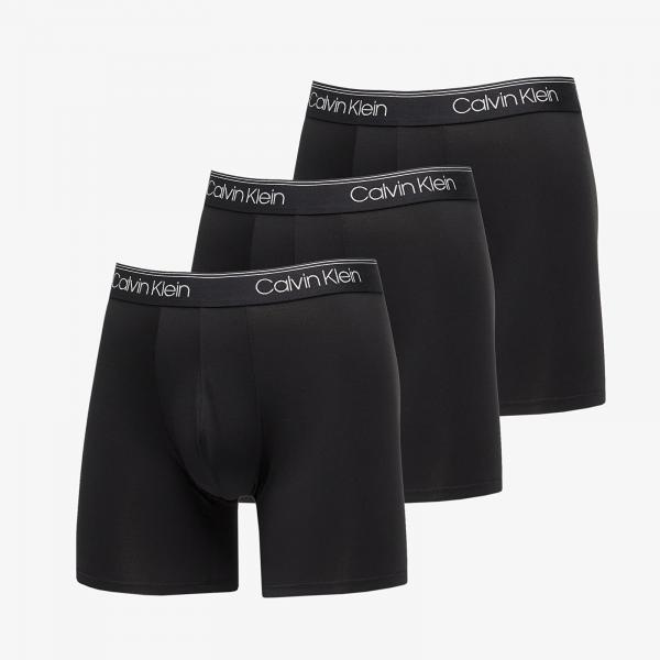 Boxerky Calvin Klein Microfiber Stretch Boxer 3-Pack Black L