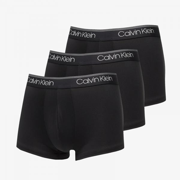 Boxerky Calvin Klein Microfiber Stretch-Low Rise Boxer 3-Pack Black S