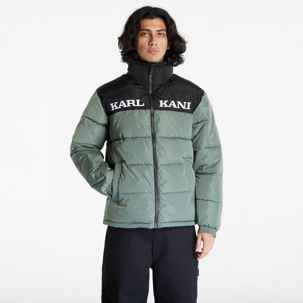 Bunda Karl Kani Retro Essential Puffer Jacket Dusty Green S