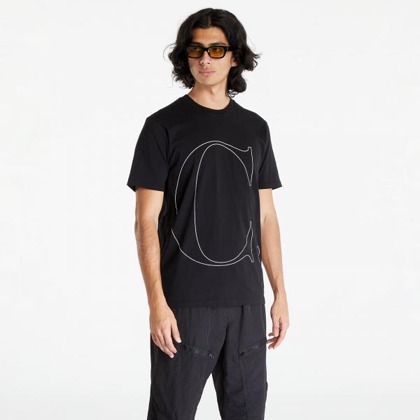 Tričko C.P. Company Jersey Large Logo Graphic T-Shirt Black L