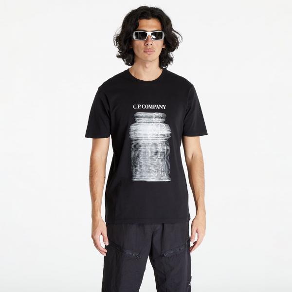 C.P. Company Jersey Blurry British Sailor T-Shirt Black