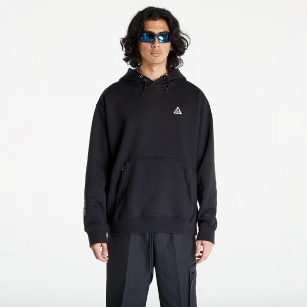 Mikina Nike ACG Therma-FIT Fleece Pullover Hoodie UNISEX Black/ Summit White/ Summit White XS
