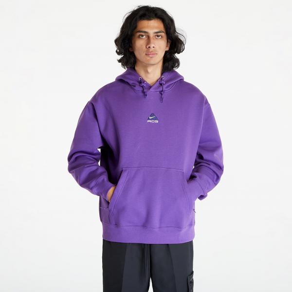 Mikina Nike ACG Therma-FIT Fleece Pullover Hoodie UNISEX Purple Cosmos/ Summit White XXL