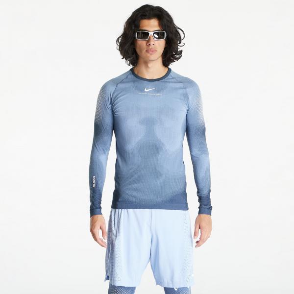 Tričko Nike x NOCTA NRG Dri-FIT Engineered Knit Long Sleeve Tee Cobalt Bliss/ Dark Obsidian L
