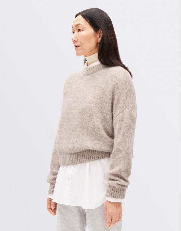 Armedangels Suri Inaraa 2515 oatmilk - light caramel melange XS