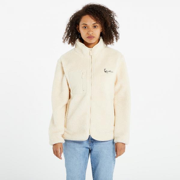Bunda Karl Kani Metal Signature Teddy Trackjacket Cream L
