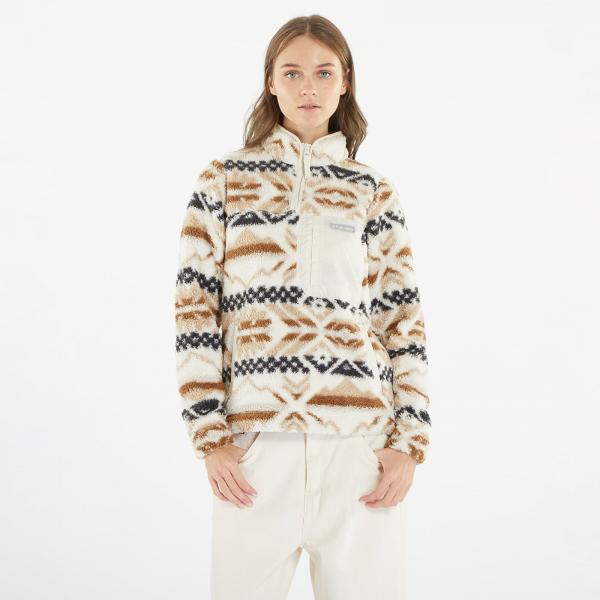 Mikina Columbia West Bend™ 1/4 Zip Pullover Chalk Checkered S