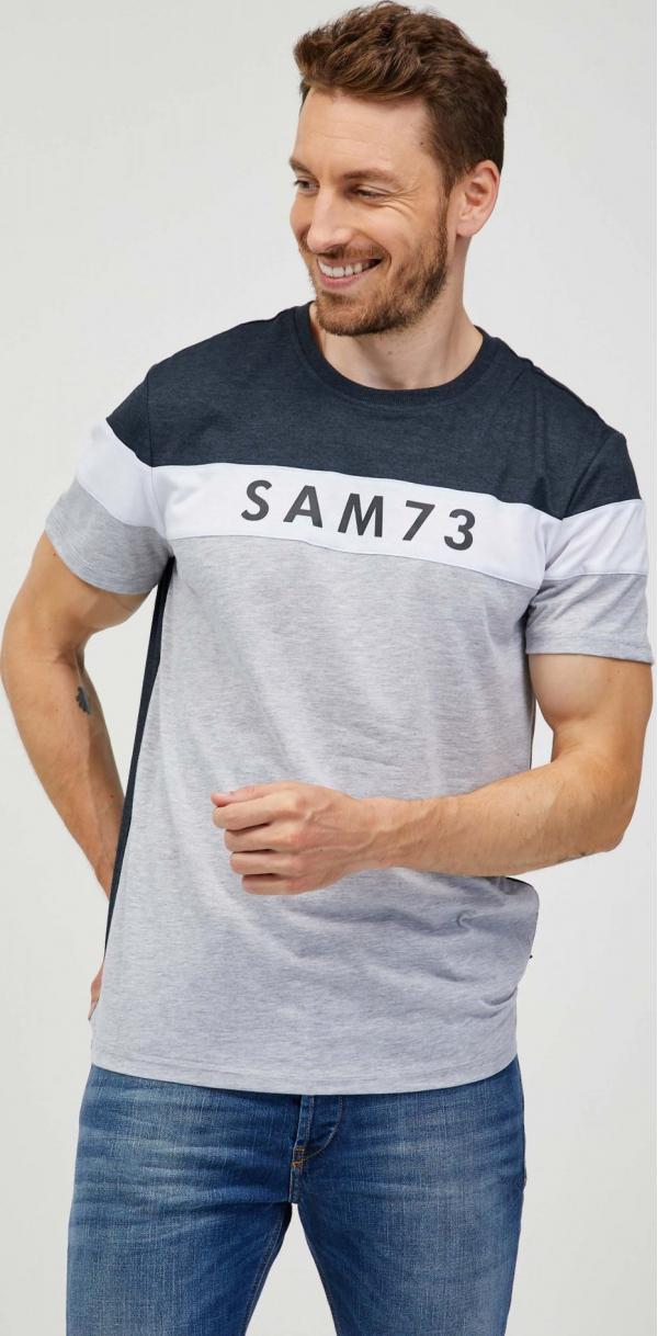 SAM 73 Pánské triko KAVIX Šedá