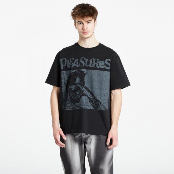 Tričko PLEASURES Gouge Heavyweight T-Shirt Black S