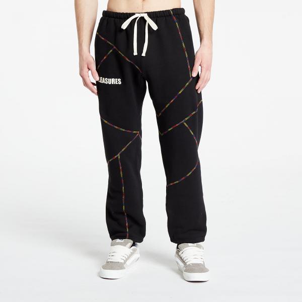 Tepláky PLEASURES Vein Sweatpants Black S