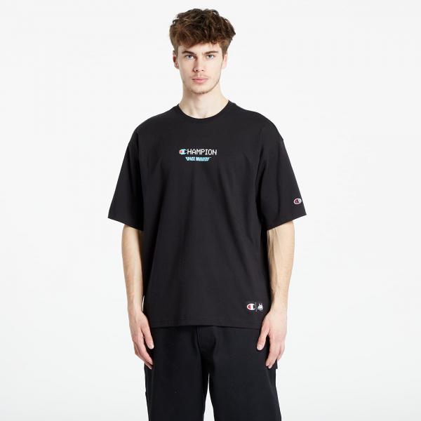 Champion x Space Invaders Crewneck T-Shirt Black