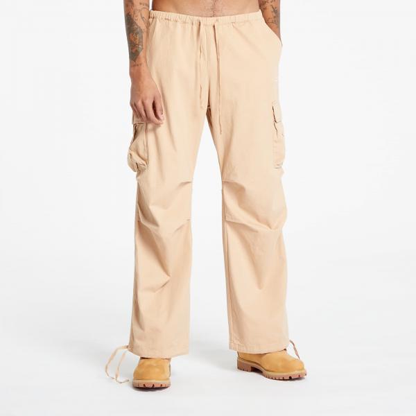 Kalhoty Karl Kani Small Signature Washed Parachute Pants Sand L