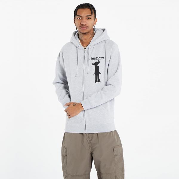 Mikina PLEASURES x Jamiroquai High Times Zip Hooded Sweatshirt Heather Grey M