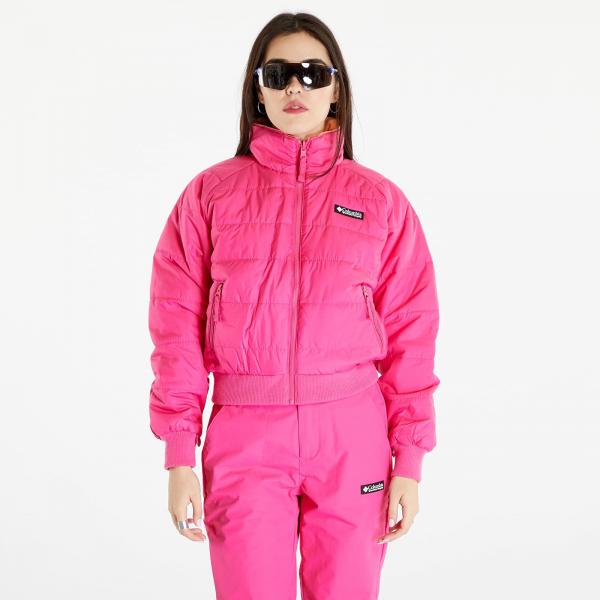 Bunda Columbia Wintertrainer™ 3-in-1 Interchange Waterproof Jacket Black Woven Nature Print/ Fuchsia Fizz L