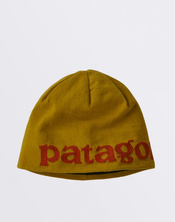 Patagonia Beanie Hat Logo Belwe: Cosmic Gold