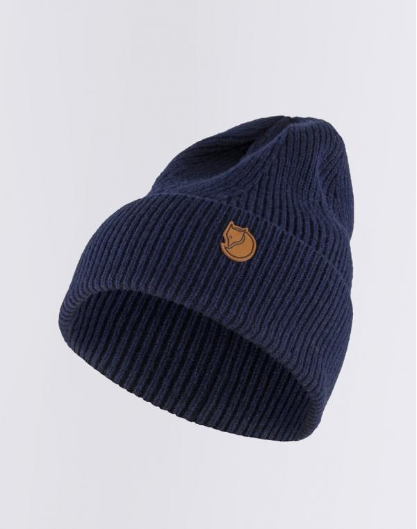 Fjällräven Directional Rib Beanie 555 Dark Navy