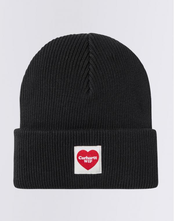 Carhartt WIP Heart Beanie Black